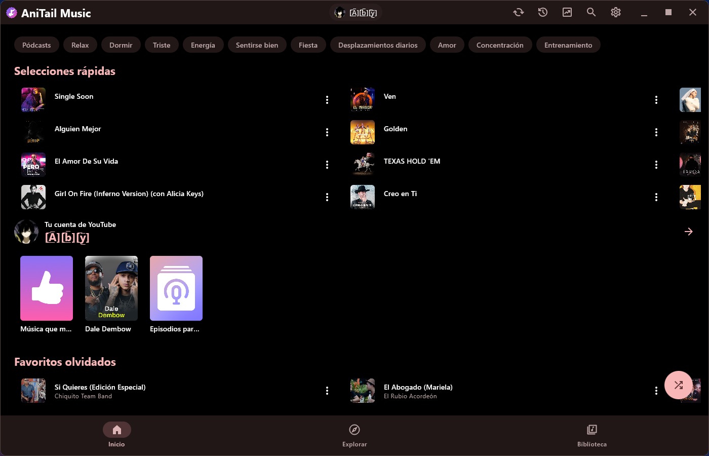 Vista desktop de AniTail 1