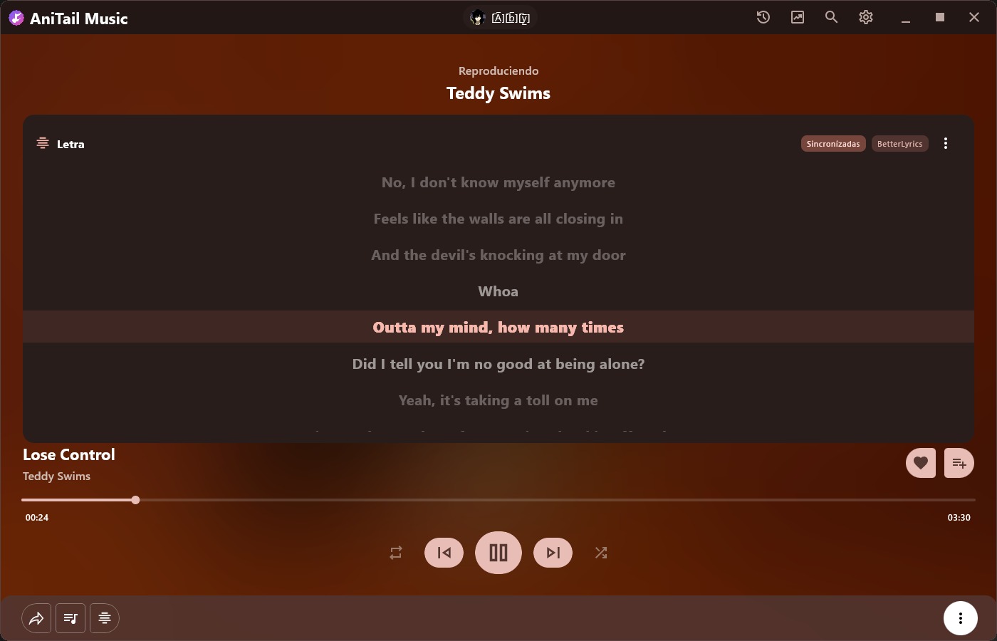 Vista desktop de AniTail 3